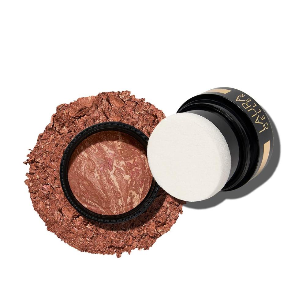 imageLAURA GELLER NEW YORK Baked BronzeNBrighten Bronzer Powder  Fair  Natural Bronze Glow14 Deep To Go  Travel Size