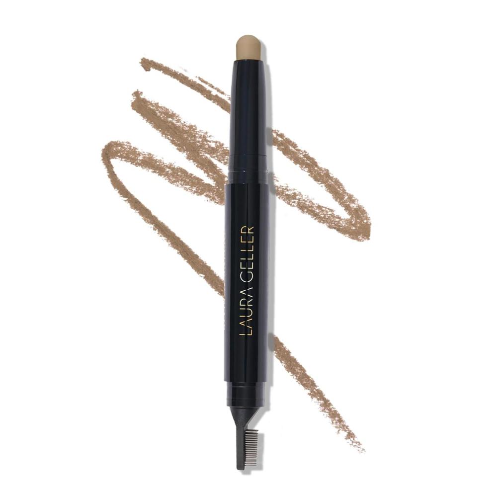 imageLAURA GELLER NEW YORK DefinenTame Brow Lifting Stick  Laminated Full Brows  Brow Wax 01 Clear 1 Count01 Blonde