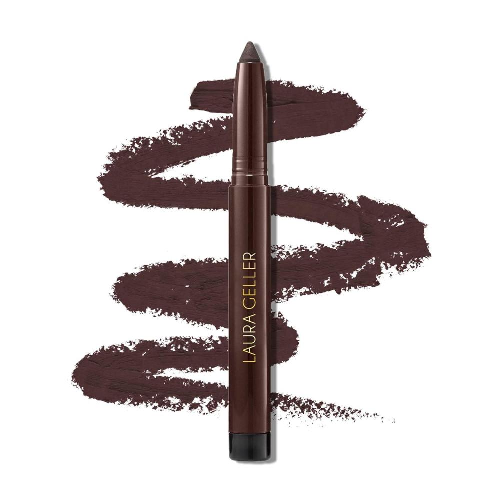 imageLAURA GELLER NEW YORK Kajal Longwear Kohl Eyeliner Pencil with Caffeine Smooth ampamp Blendable Makeup Deep Black07 Smoky Taupe