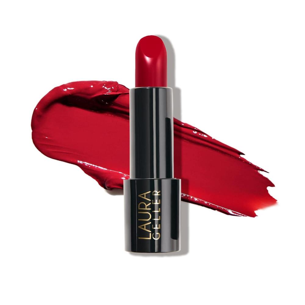 imageLAURA GELLER NEW YORK Modern Classic Cream Lipstick Trio  Mauve Majesty Real Rosy Novel NeutralRed Radiance