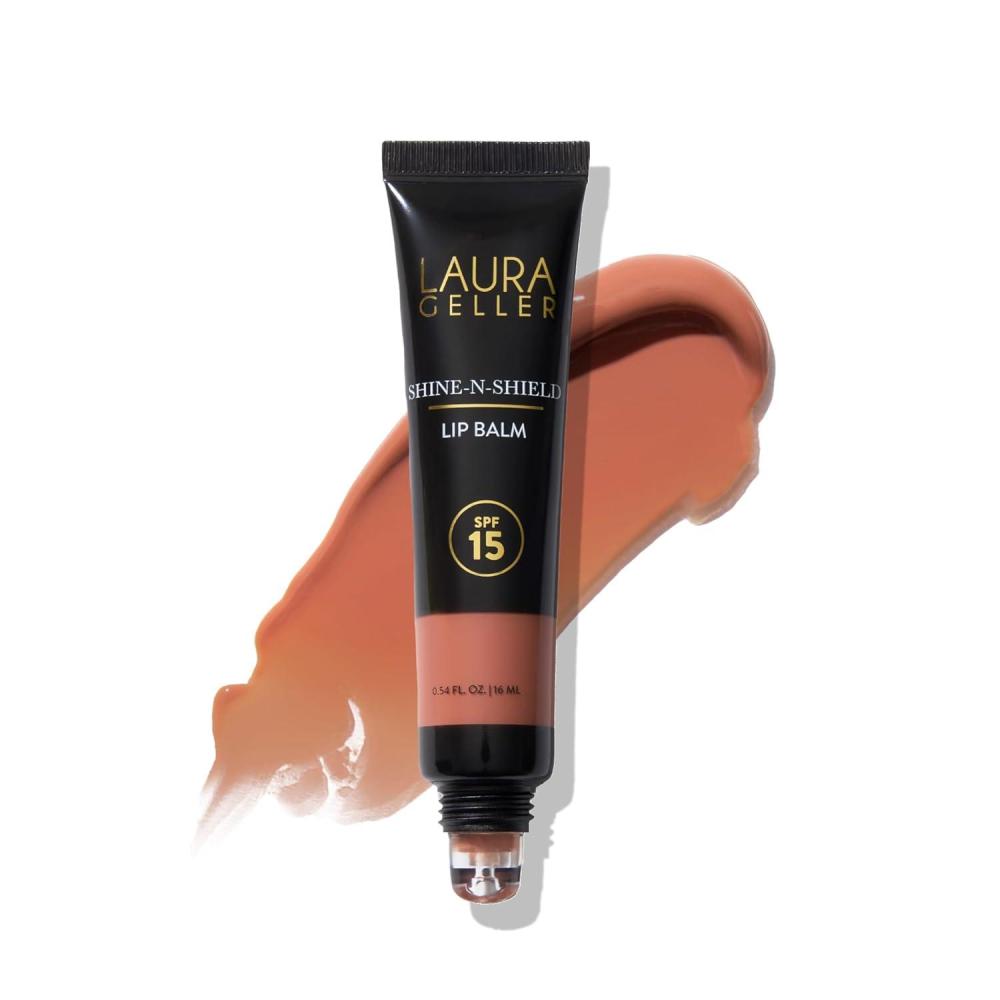 imageLAURA GELLER NEW YORK ShinenShield Lip Balm SPF 15 Golden Hour  Nourishes Hydrates ampamp Protects Lips03 Golden Hour