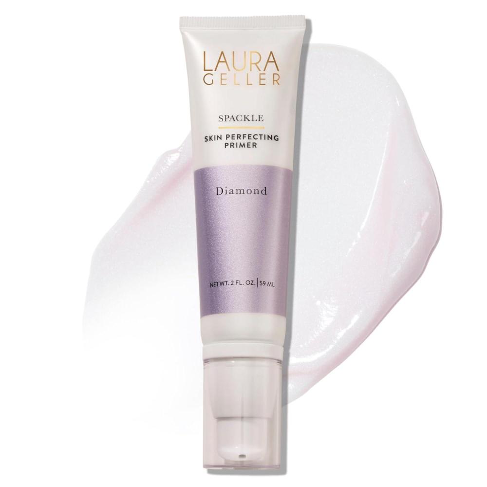 imageLAURA GELLER NEW YORK Spackle Primer  Champagne Glow  SuperSize 2 Fl Oz  Hyaluronic Acid Makeup Primer for Mature Skin04 Diamond Glow