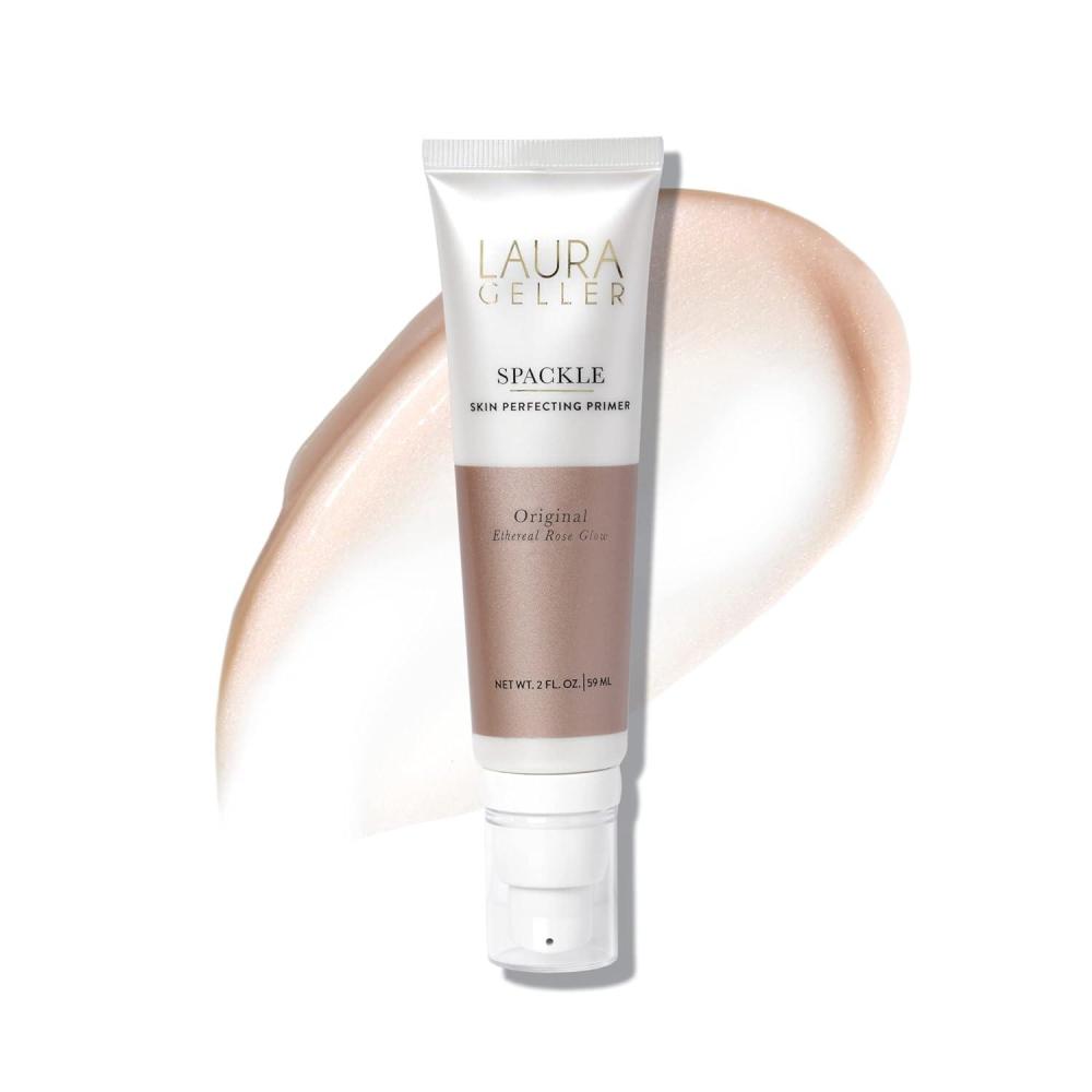 imageLAURA GELLER NEW YORK Spackle Primer  Champagne Glow  SuperSize 2 Fl Oz  Hyaluronic Acid Makeup Primer for Mature Skin04 Ethereal Rose Glow