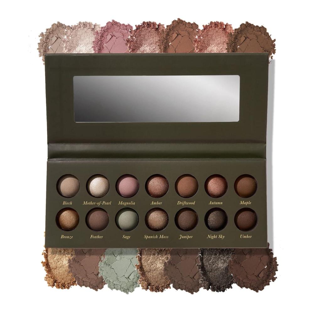 imageLAURA GELLER NEW YORK The Delectables Earthy Essentials Baked Eyeshadow Palette  14 Pigmented Eyeshadows Blendable Natural Look01 Earthy Essentials