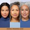 LAURA GELLER NEW YORK Baked Balance-n-Brighten Foundation with Kabuki Brush Makeup Set, Golden Medium(06 Sand)