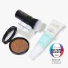 LAURA GELLER NEW YORK Face the Day Kit (3 PC) – Balance-n-Brighten Foundation, Toffee + Spackle Skin Perfecting Primer, Hydrate + Airbrush Round Kabuki Brush
