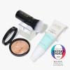 LAURA GELLER NEW YORK Face the day Kit (3 PC) – Balance-n-Brighten Foundation, Fair + Spackle Skin Perfecting Primer, Hydrate + Airbrush Round Kabuki Brush