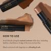 LAURA GELLER NEW YORK Italian Marble Blush Makeup Stick | Cream Finish Marbleized Blush for Cheeks, Apricot Spritz(04 Capri Coast)