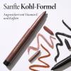 LAURA GELLER NEW YORK Kajal Longwear Kohl Eyeliner Pencil with Caffeine, Smooth & Blendable Makeup, Deep Black(10 Smokey Quartz)