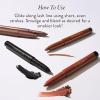 LAURA GELLER NEW YORK Kajal Longwear Kohl Eyeliner Pencil with Caffeine, Smooth & Blendable Makeup, Deep Black(Deep Black & Smoky Taupe)