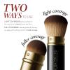 LAURA GELLER NEW YORK Retractable Black Kabuki Brush for Liquid, Cream and Powder Face Makeup With Aluminum Handle(01 Retractable Airbrush Kabuki Brush)