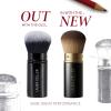 LAURA GELLER NEW YORK Retractable Black Kabuki Brush for Liquid, Cream and Powder Face Makeup With Aluminum Handle(01 Retractable Airbrush Kabuki Brush)