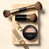 LAURA GELLER NEW YORK Retractable Black Kabuki Brush for Liquid, Cream and Powder Face Makeup With Aluminum Handle(08 Face It All 2pc)
