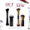 LAURA GELLER NEW YORK Retractable Black Kabuki Brush for Liquid, Cream and Powder Face Makeup With Aluminum Handle(08 Face It All 2pc)