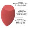 LAURA GELLER NEW YORK Retractable Black Kabuki Brush for Liquid, Cream and Powder Face Makeup With Aluminum Handle(16 Full Face Blending Sponge)