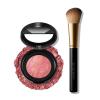 LAURA GELLER Baked Blush-n-Brighten Marbleized Blush + Angled Brush – Ultra-Soft Vegan Bristles – Pink Buttercream