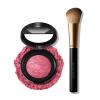 LAURA GELLER NEW YORK Baked Blush-n-Brighten Marbleized Blush + Angled Brush (03 Coral Cove, 47mm)(07 Sunlit Rose)