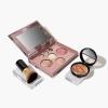 LAURA GELLER NEW YORK Baked Starter Kit: Baked Balance-n-Brighten Powder Foundation, Deep and Best of the Best Palette Blush Bronzer Highlighter Eyeshadow and Retractable Kabuki Brush