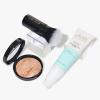 LAURA GELLER NEW YORK Face the day Kit (3 PC) – Balance-n-Brighten Foundation, Fair + Spackle Skin Perfecting Primer, Hydrate + Airbrush Round Kabuki Brush