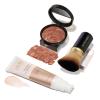 LAURA GELLER NEW YORK Ready-n-Radiant Kit (3 PC) – Baked Bronze-n-Brighten, Deep + Spackle Super-Size Skin Perfecting Primer, Champagne Glow + Retractable Angled Kabuki Brush