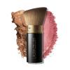 LAURA GELLER NEW YORK Retractable Black Kabuki Brush for Liquid, Cream and Powder Face Makeup With Aluminum Handle(02 Retractable Angled Kabuki Brush)