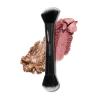 LAURA GELLER NEW YORK Retractable Black Kabuki Brush for Liquid, Cream and Powder Face Makeup With Aluminum Handle(09 Dual-Ended Blush + Bronzer Brush)