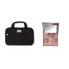 LAURA GELLER NEW YORK The Best of the Best Baked Face Palette and Quilted Folding Travel Makeup Bag, Black