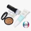 LAURA GELLER NEW YORK Face the Day Kit – Balance-n-Brighten Foundation, Sand + Spackle Skin Perfecting Primer, Hydrate + Airbrush Round Kabuki Brush (Pack of 3)