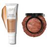 LAURA GELLER NEW YORK Instant Vacation 2pc – Baked Bronze-n-Brighten Powder – Deep + Spackle Skin Perfecting Makeup Primer